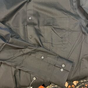 Van Heusen Black Dress Shirt